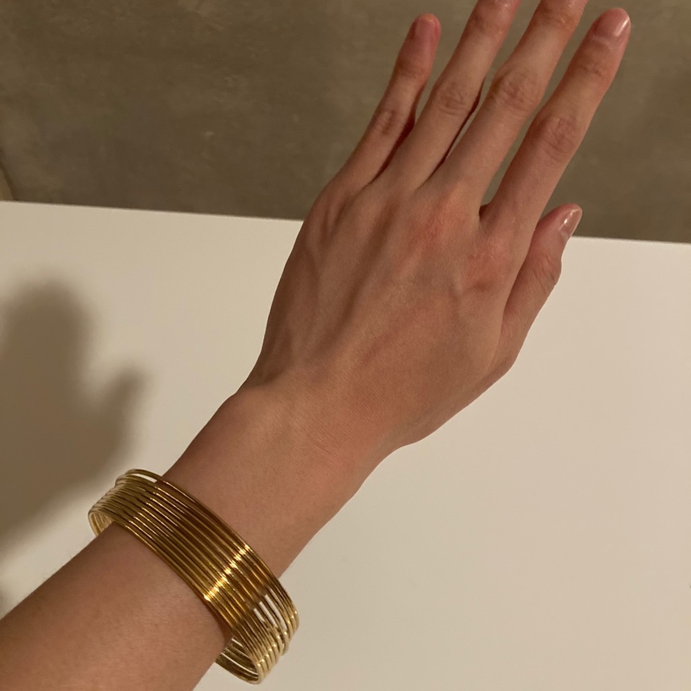 NWOT Lauren Ralph Lauren Gold Bangle Set